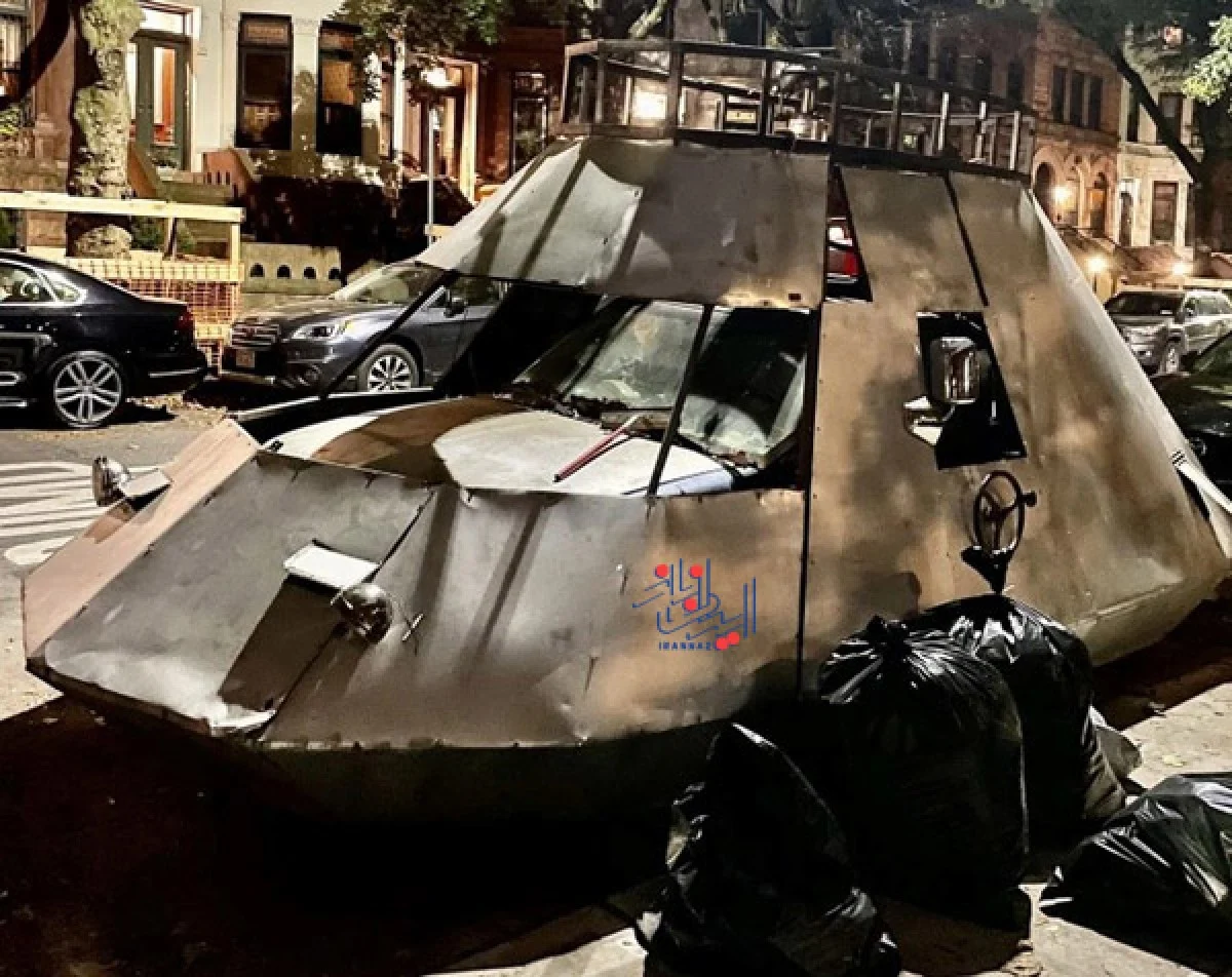 ماشین در بروکلین نیویورک ، حدس بزنید در این عکس ها چه اتفاقی افتاده؟