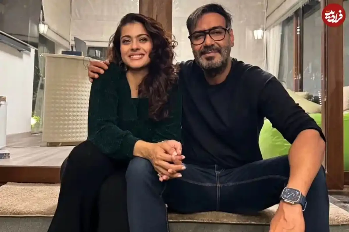 تغییر چهره «کاجول و شاهرخ خان» بعد 20 سال در 50 و 59 سالگی 1708933336 kajol ajay devgn anniversary