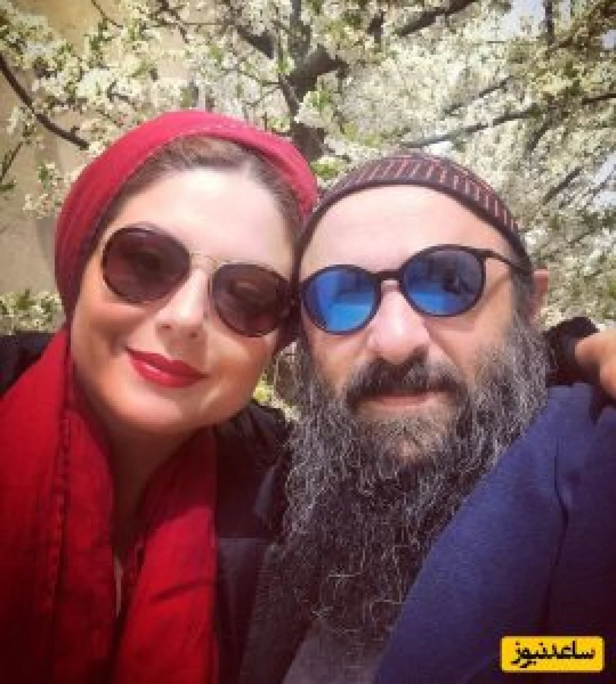 سولماز غنی همراه همسرش، بازیگر نقش شبنم در سریال دردسرهای عظیم با ظاهری عجیب و خاص 194498