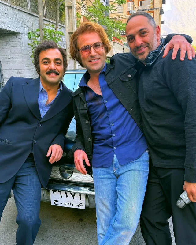 قاب روز | عکس «سعید و امیر» در پشت صحنه سریال تاسیان 