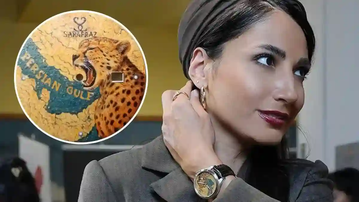 عکس ساعت سمیرا حسنپور در فستیوال دبی نماد خلیج فارس و یوز ایرانی image 1759485251479