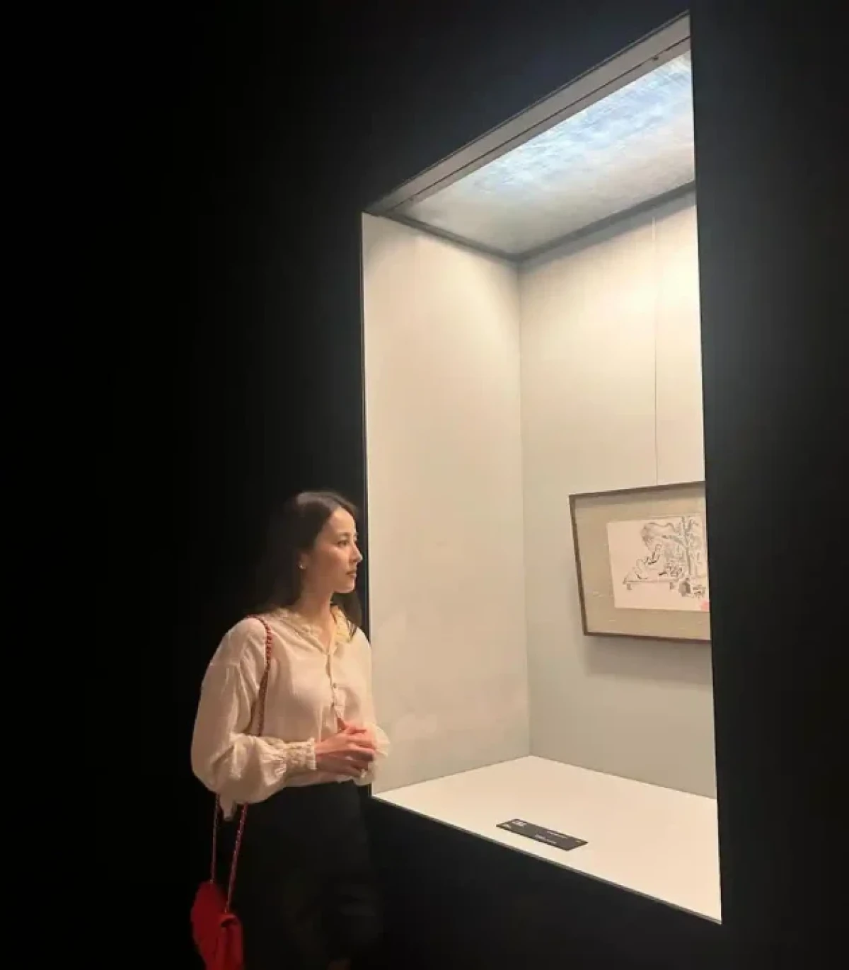 عکس جذاب و دیدنی «سوسانو» در یک نمایشگاه هنری photo 2024 05 24 11 11 09