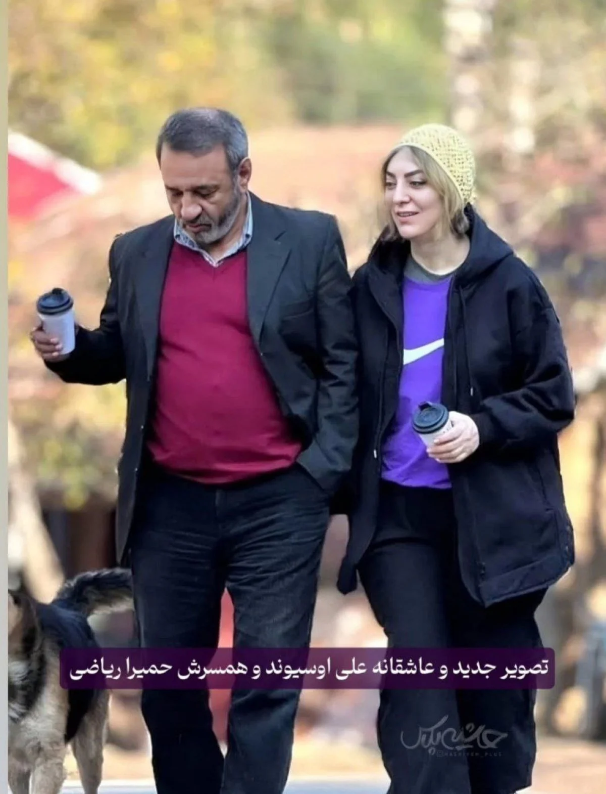 تاریخ و تاریخ وبگردی  پیاده روی عاشقانه علی اسیوند با حمیرا ریاضی