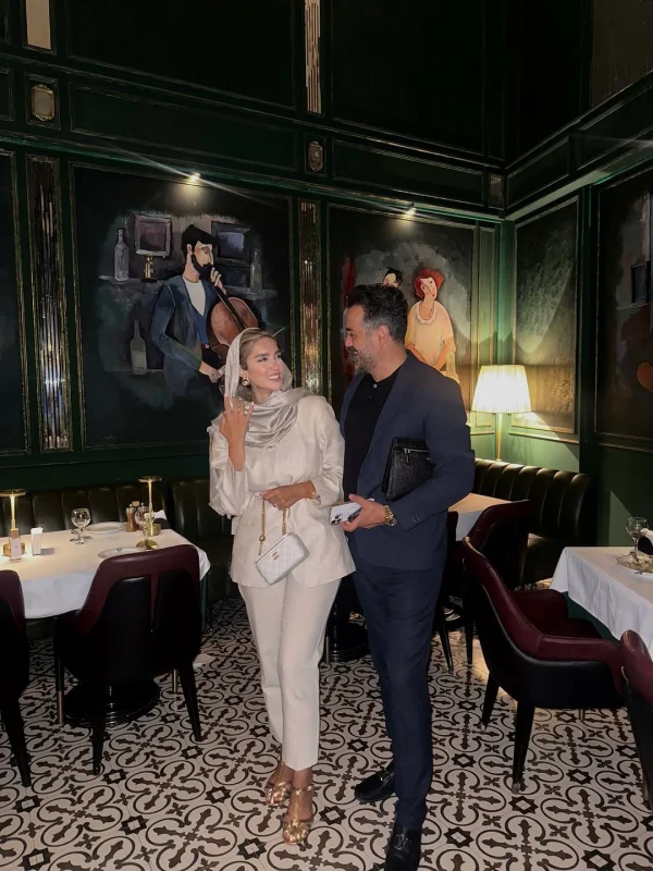 قاب روز | استایل دیدنی آناشید حسینی سلبریتی مطرح اینستاگرامی و همسرش 