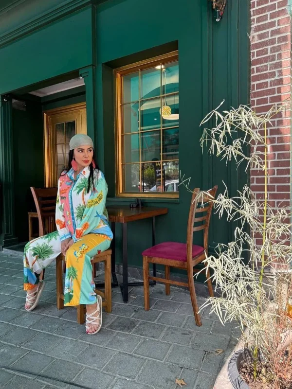 قاب روز | استایل گل گلی شیدا یوسفی بازیگر سریال نون خ قاب روز | استایل گل گلی شیدا یوسفی بازیگر سریال نون خ