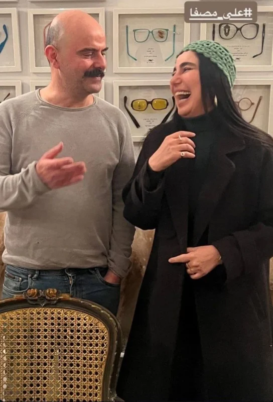 تصاویر دیده نشده | جذابترین دیوار سال در عکس مشترک علی مصفا و شیدا یوسفی تصاویر دیده نشده | جذابترین دیوار سال در عکس مشترک علی مصفا و شیدا یوسفی