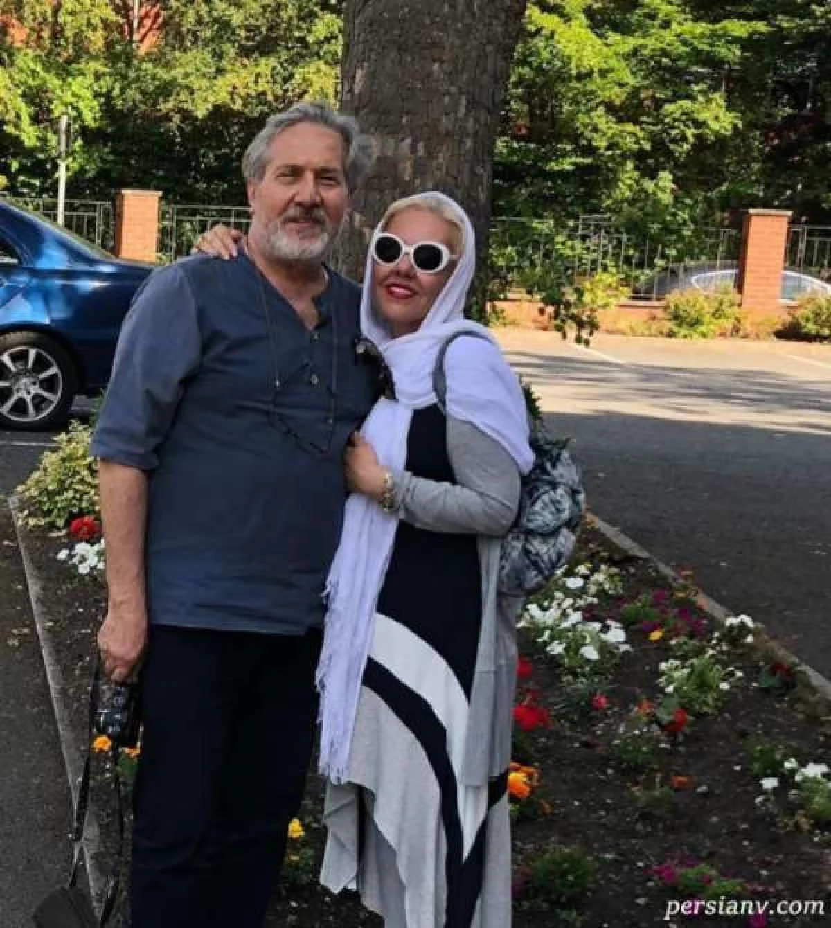 شوهر افسانه چهره آزاد در دوران جوانی همسر افسانه چهره آزاد