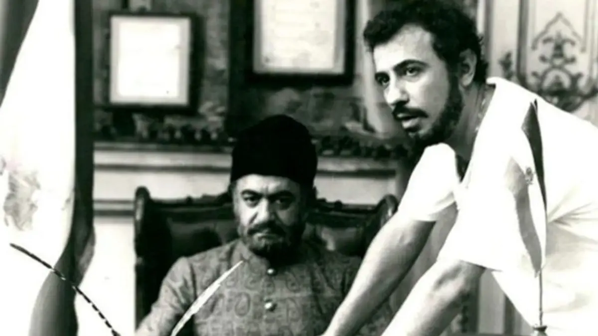 تصاویر تازه | چهره دیدنی و باورنکردنی «علی حاتمی و فریماه فرجامی» در پشت صحنه فیلم مادر؛ سال 68 