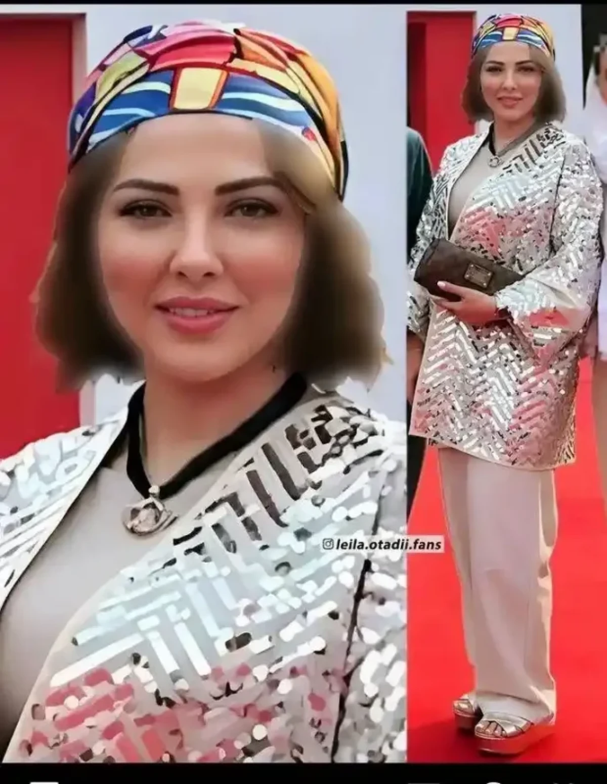 تغییر عجیب با استایل مشکی لیلا اوتادی شبیه سلنا گومز لیلااوتادی