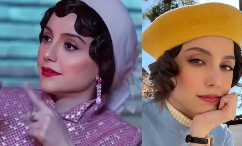 قاب روز | عکسی از نازنین بیاتی در اتاق گریم سریال تاسیان 