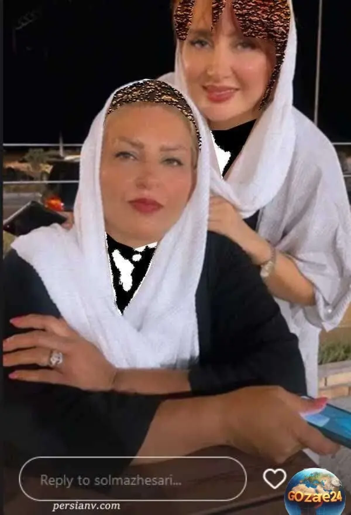 نگاه روز |عکس خانوادگی سولماز حصاری بازیگر سریال ناریا با مادر و همسرش | شباهت چشمگیر مادر و دختر جلب توجه کرد نگاه روز |عکس خانوادگی سولماز حصاری بازیگر سریال ناریا با مادر و همسرش | شباهت چشمگیر مادر و دختر جلب توجه کرد