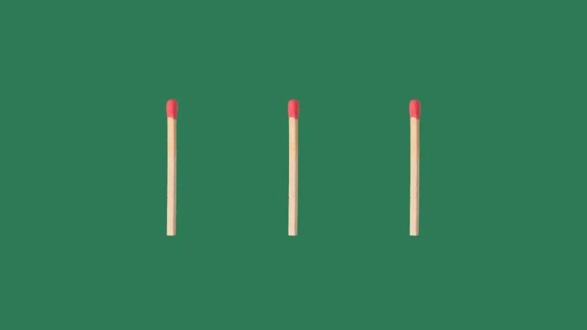 تست-هوش-ساخت-عدد-شش-با-سه-چوب-کبریت