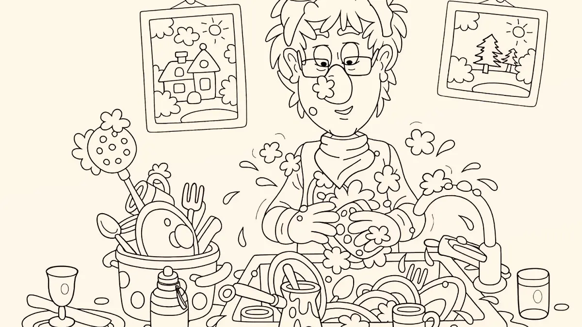 تست-بینایی-یافتن-وردنه-میان-ظروف