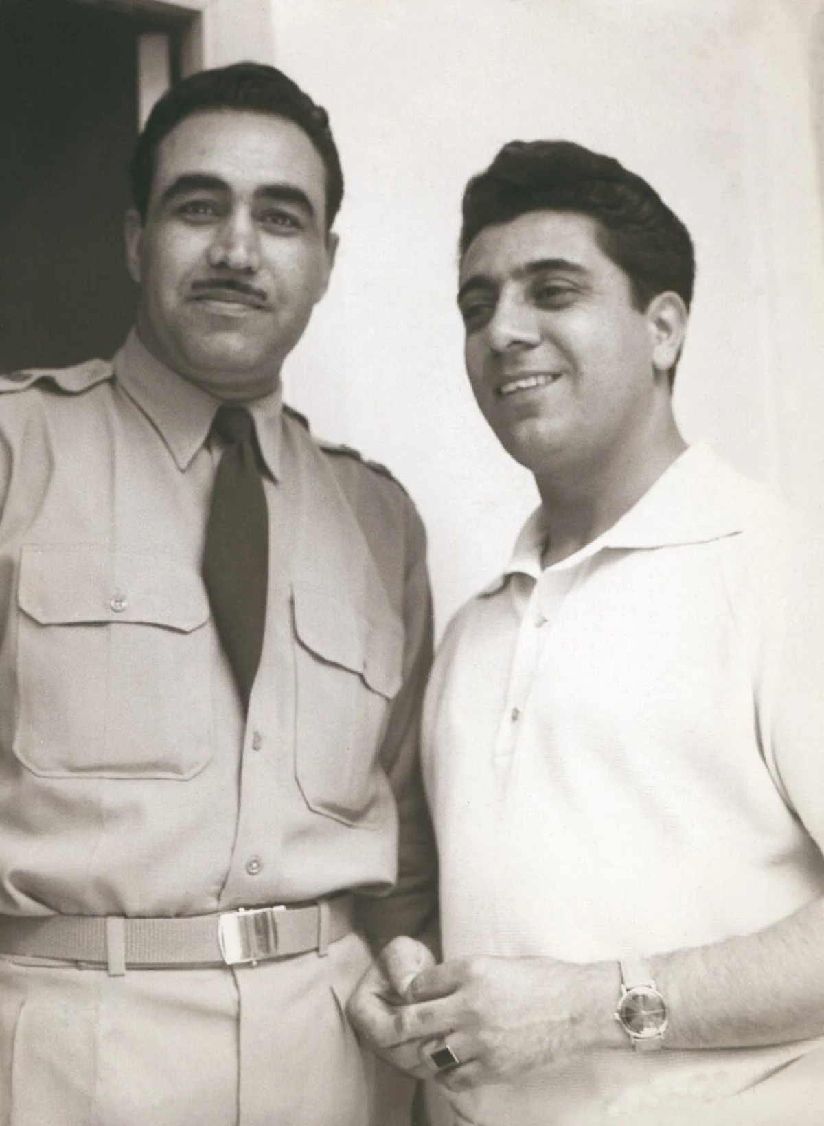 تصویر نایاب از گلپا و ایرج؛ رفاقتی که ۷۰ سال پیش آغاز شد