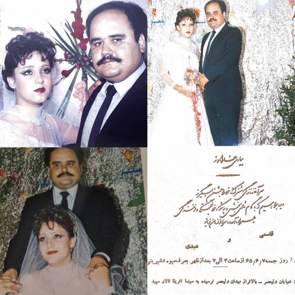 اولین تصاویر عروسی اکبر عبدی منتشر شد